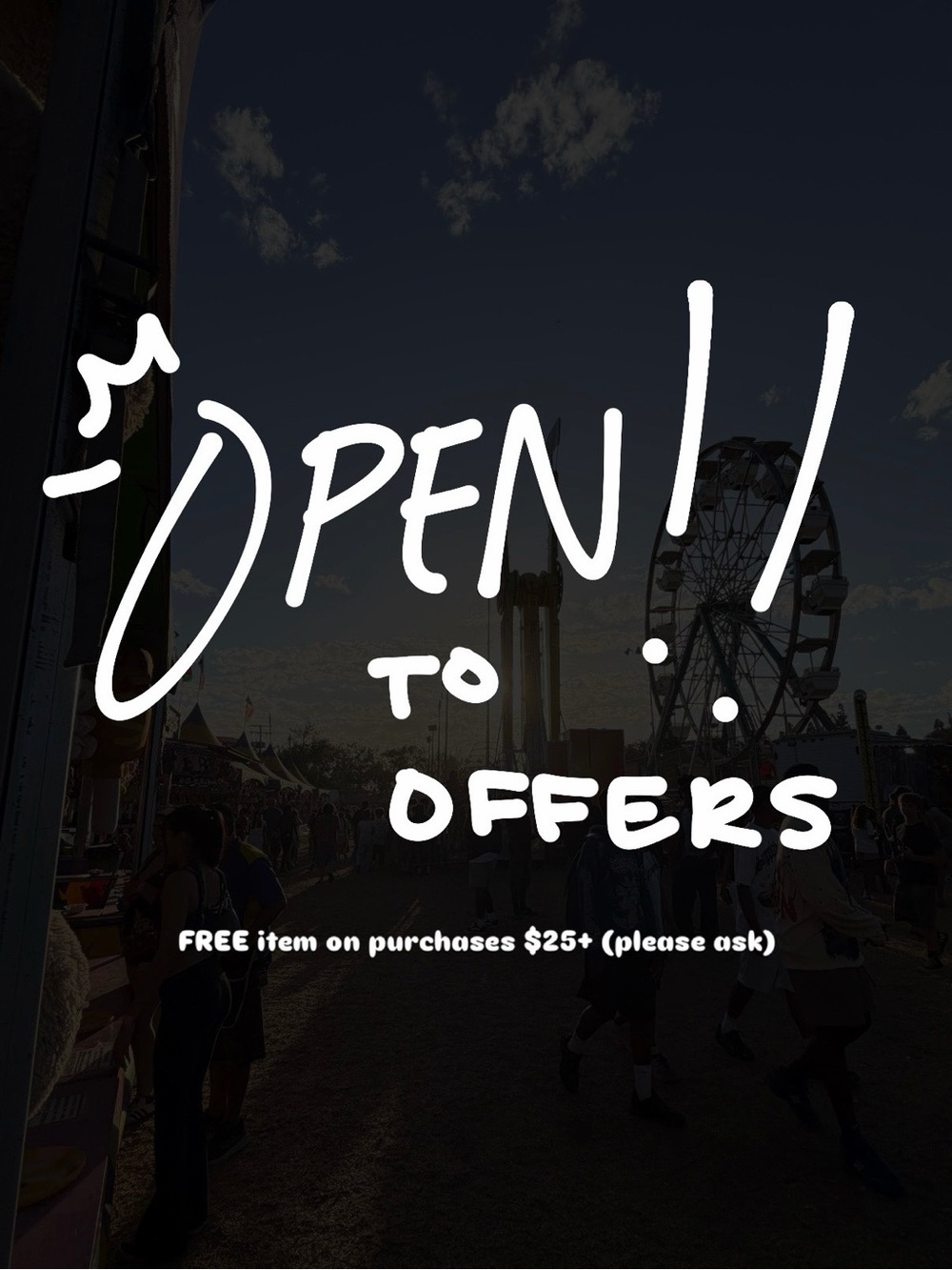 open to offers — bundle to save :))